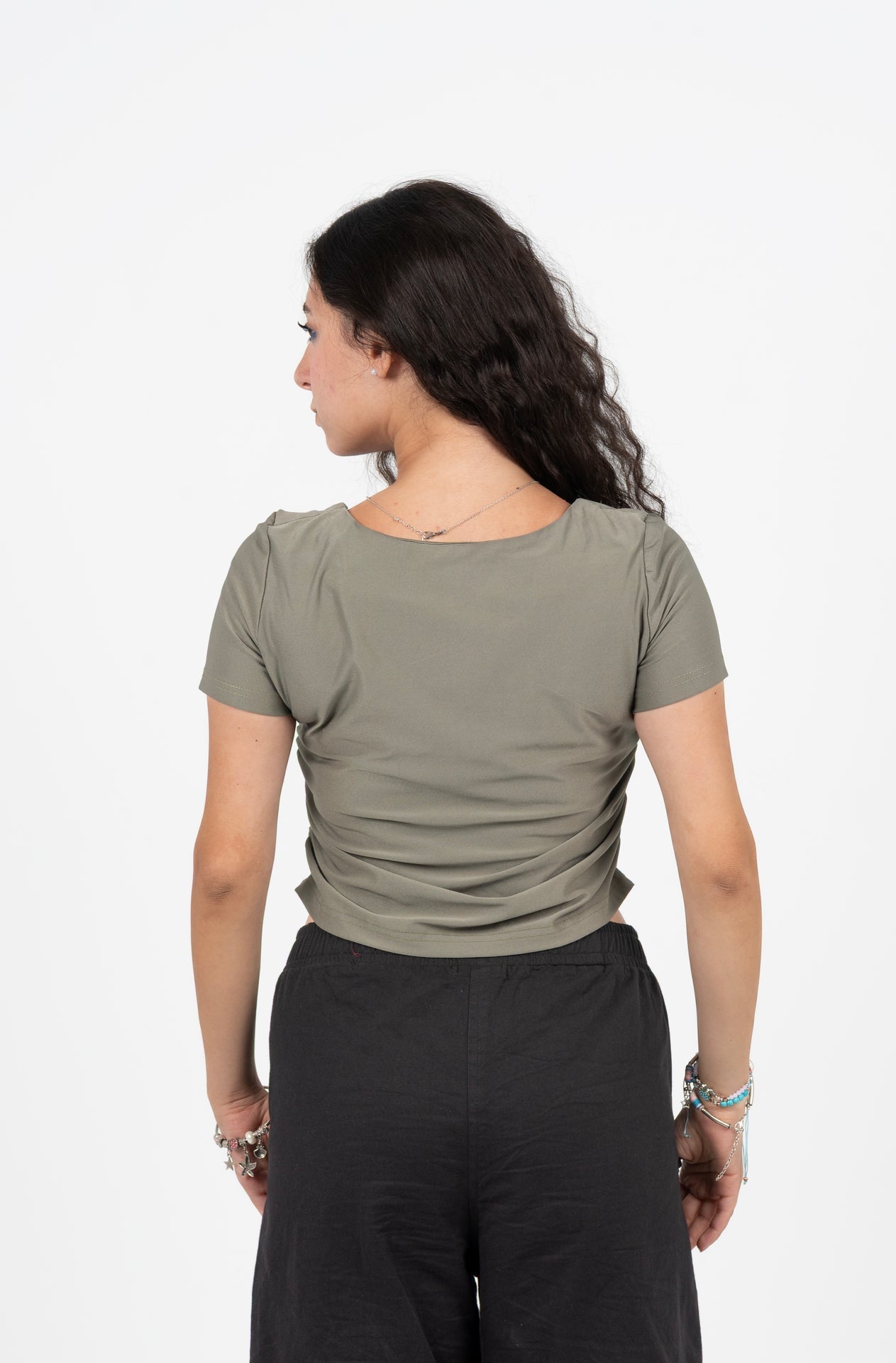 Square Neck Half Sleeve Top