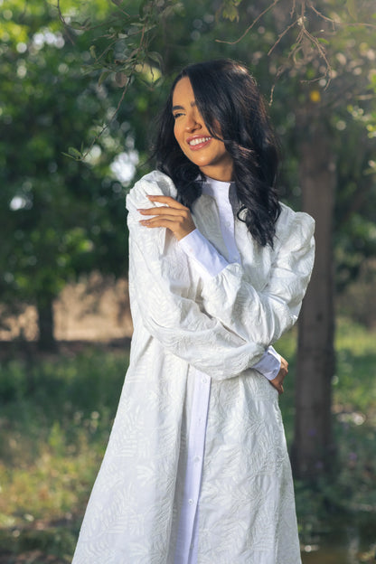 La Vie En Blanc Shirtdress