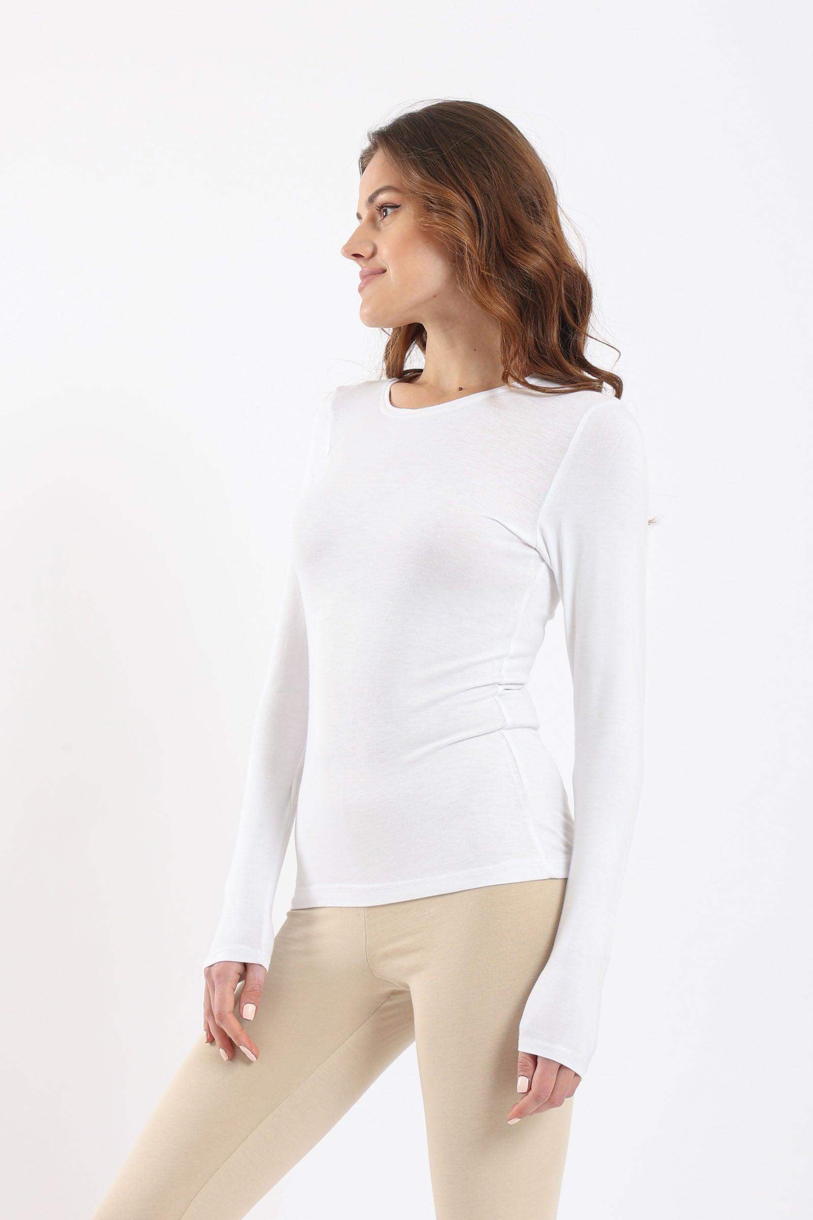 Long Sleeves Viscose Top - Carina - ÙƒØ§Ø±ÙŠÙ†Ø§