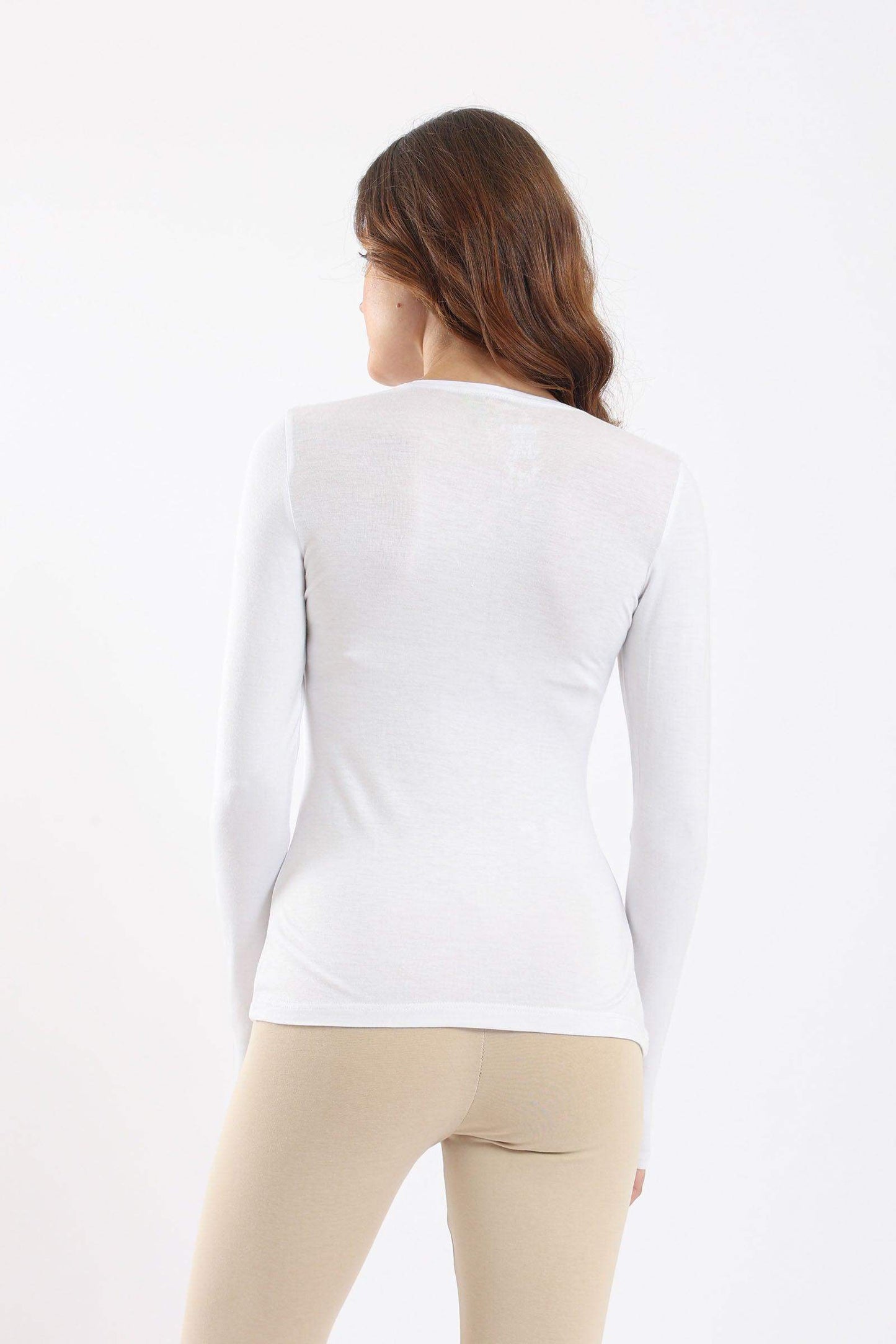 Long Sleeves Viscose Top - Carina - ÙƒØ§Ø±ÙŠÙ†Ø§