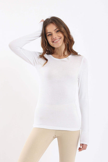 Long Sleeves Viscose Top - Carina - ÙƒØ§Ø±ÙŠÙ†Ø§