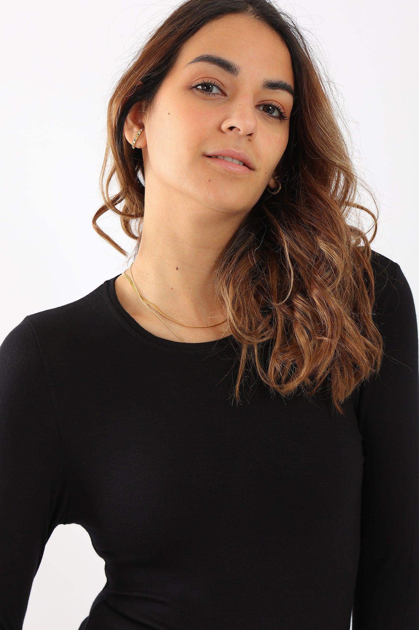 Long Sleeves Viscose Top - Carina - ÙƒØ§Ø±ÙŠÙ†Ø§