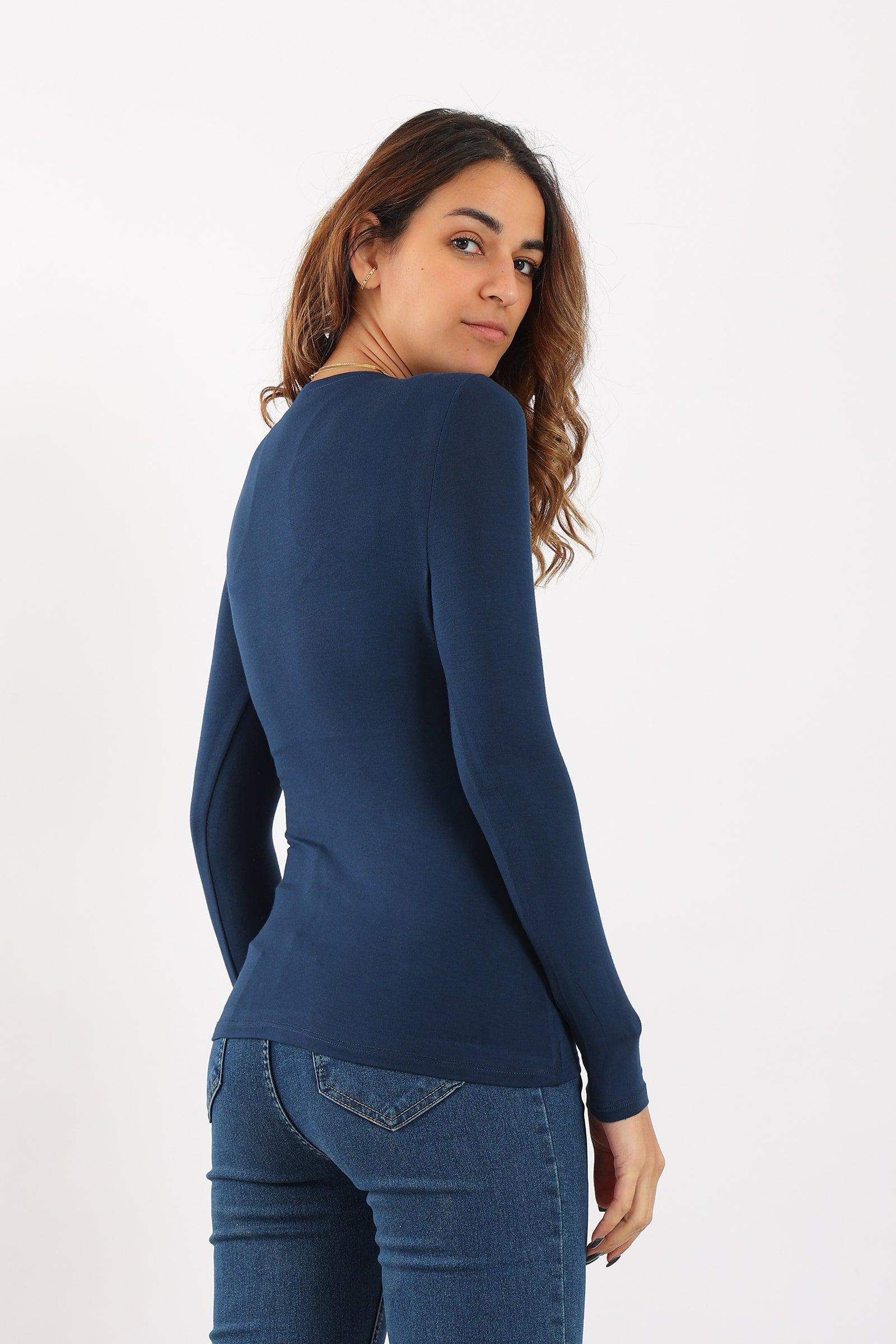 Long Sleeves Viscose Top - Carina - ÙƒØ§Ø±ÙŠÙ†Ø§