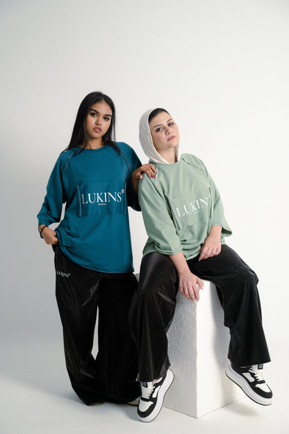 Waterproof Solid Modern Pants – Black