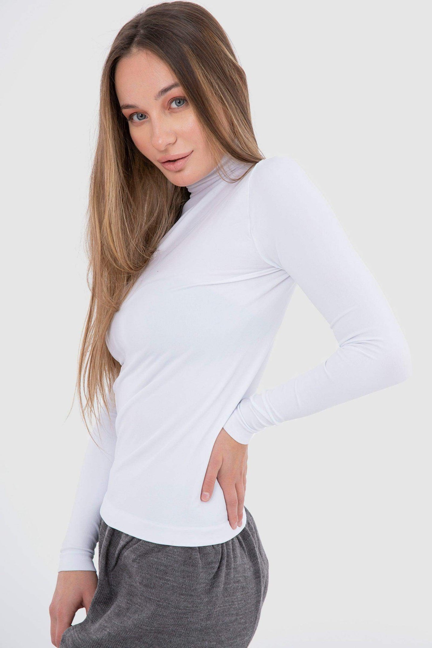 Microfiber Long Sleeves Top - Carina - ÙƒØ§Ø±ÙŠÙ†Ø§
