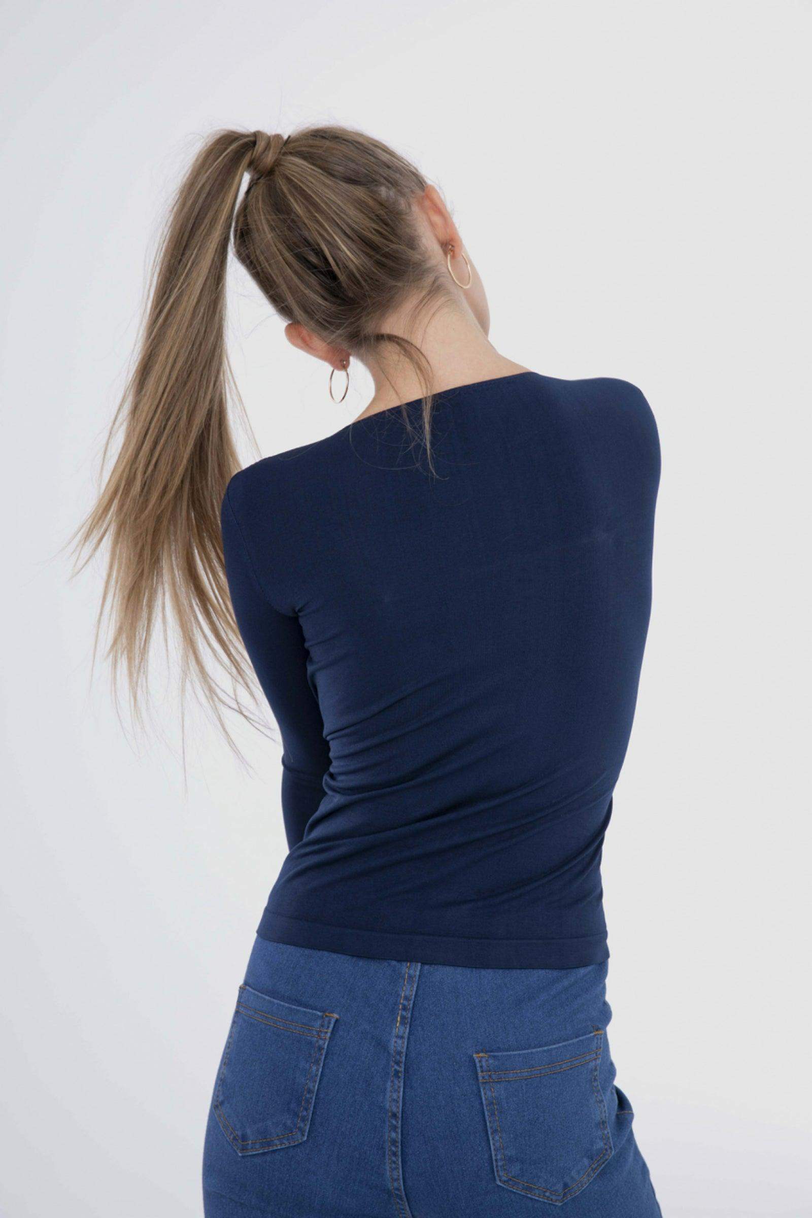 Microfiber Long Sleeves Top - Carina - ÙƒØ§Ø±ÙŠÙ†Ø§