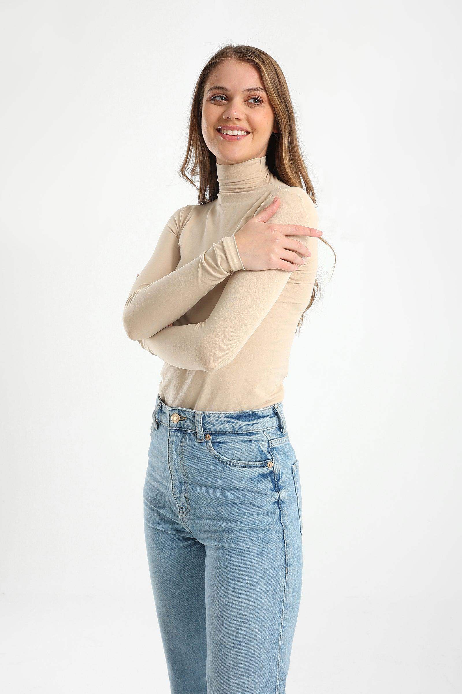 Microfiber Long Sleeves Top - Carina - ÙƒØ§Ø±ÙŠÙ†Ø§