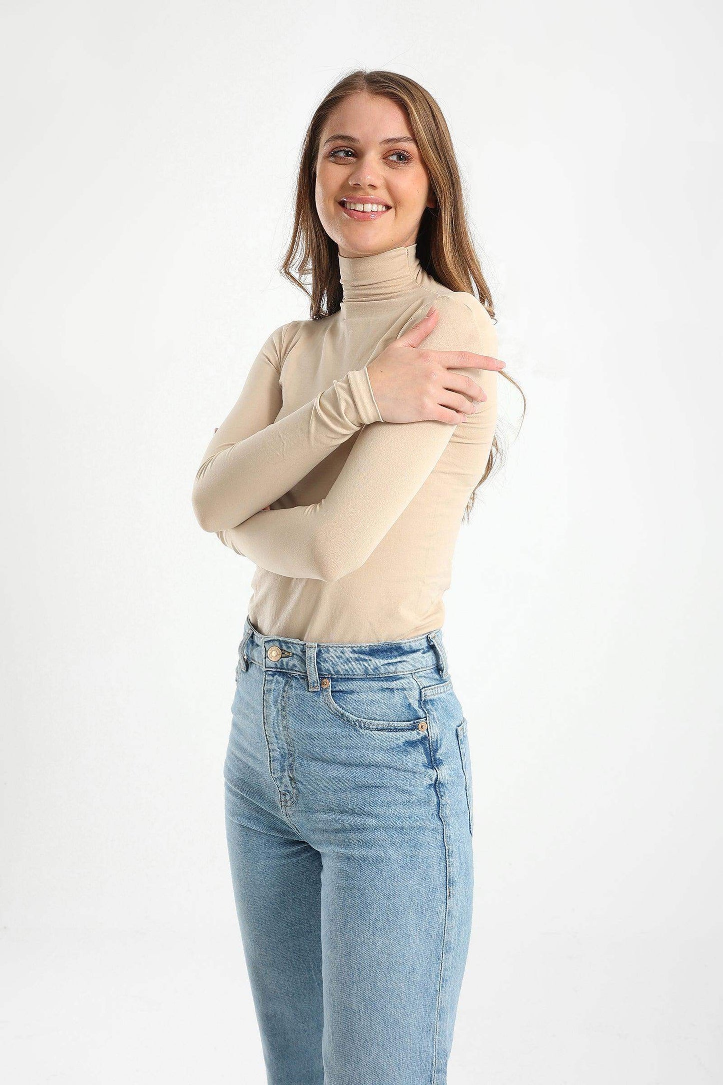 Microfiber Long Sleeves Top - Carina - ÙƒØ§Ø±ÙŠÙ†Ø§