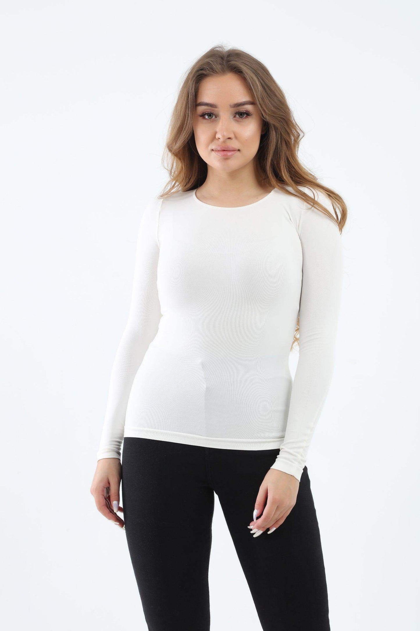 Microfiber Long Sleeves Top - Carina - ÙƒØ§Ø±ÙŠÙ†Ø§