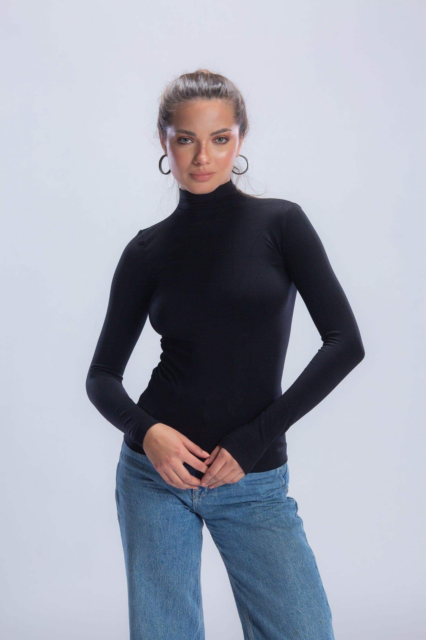 Microfiber Long Sleeves Top - Carina - ÙƒØ§Ø±ÙŠÙ†Ø§