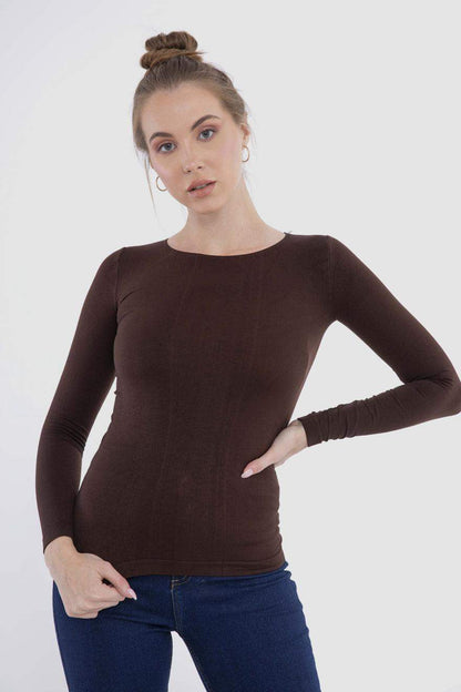 Microfiber Long Sleeves Top - Carina - ÙƒØ§Ø±ÙŠÙ†Ø§