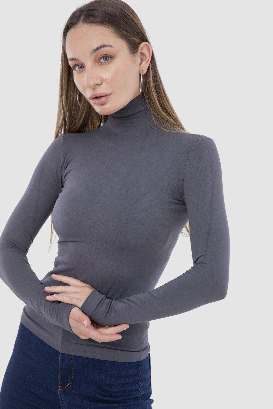 Microfiber Long Sleeves Top - Carina - ÙƒØ§Ø±ÙŠÙ†Ø§