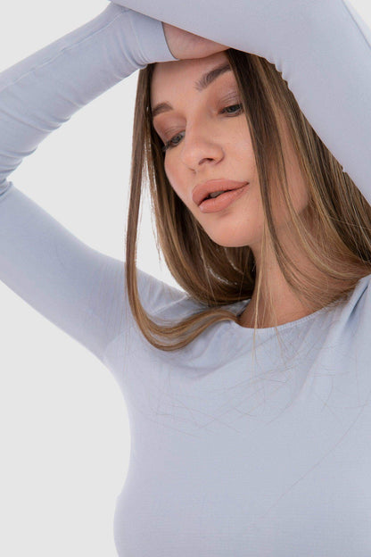 Microfiber Long Sleeves Top - Carina - ÙƒØ§Ø±ÙŠÙ†Ø§