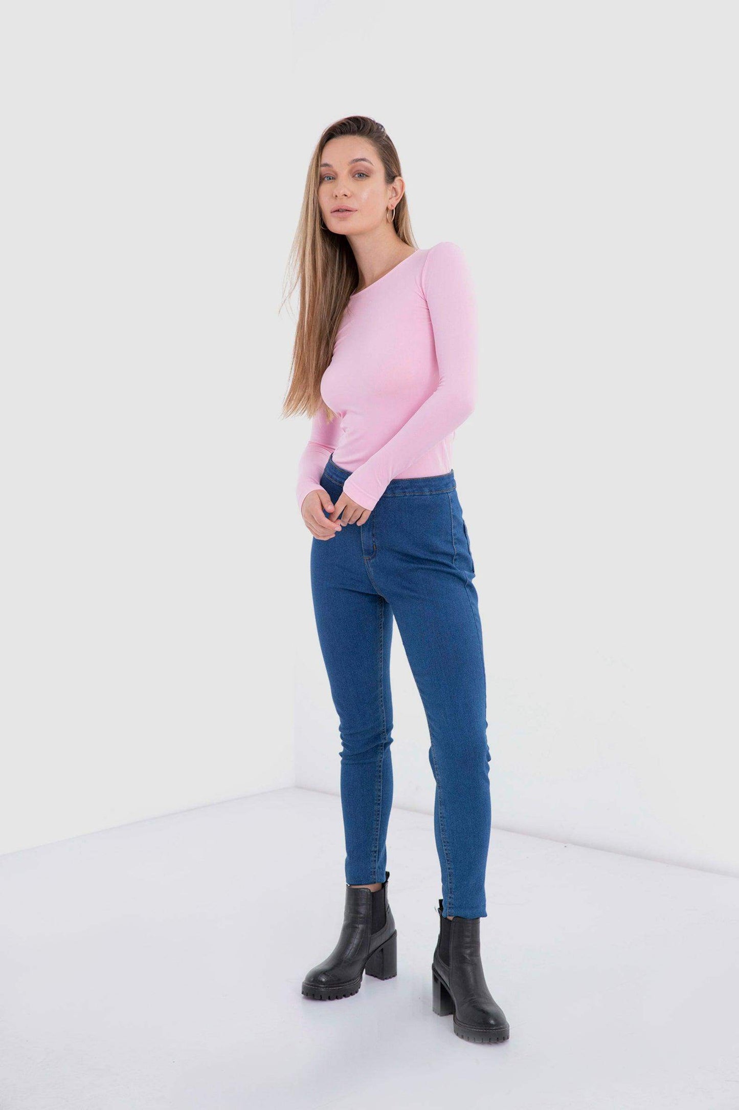 Microfiber Long Sleeves Top - Carina - ÙƒØ§Ø±ÙŠÙ†Ø§