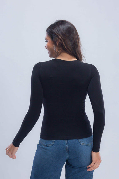 Microfiber Long Sleeves Top - Carina - ÙƒØ§Ø±ÙŠÙ†Ø§
