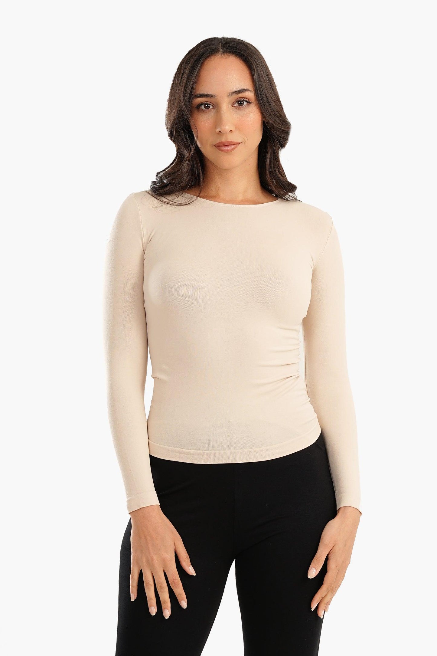 Microfiber Long Sleeves Top - Carina - ÙƒØ§Ø±ÙŠÙ†Ø§