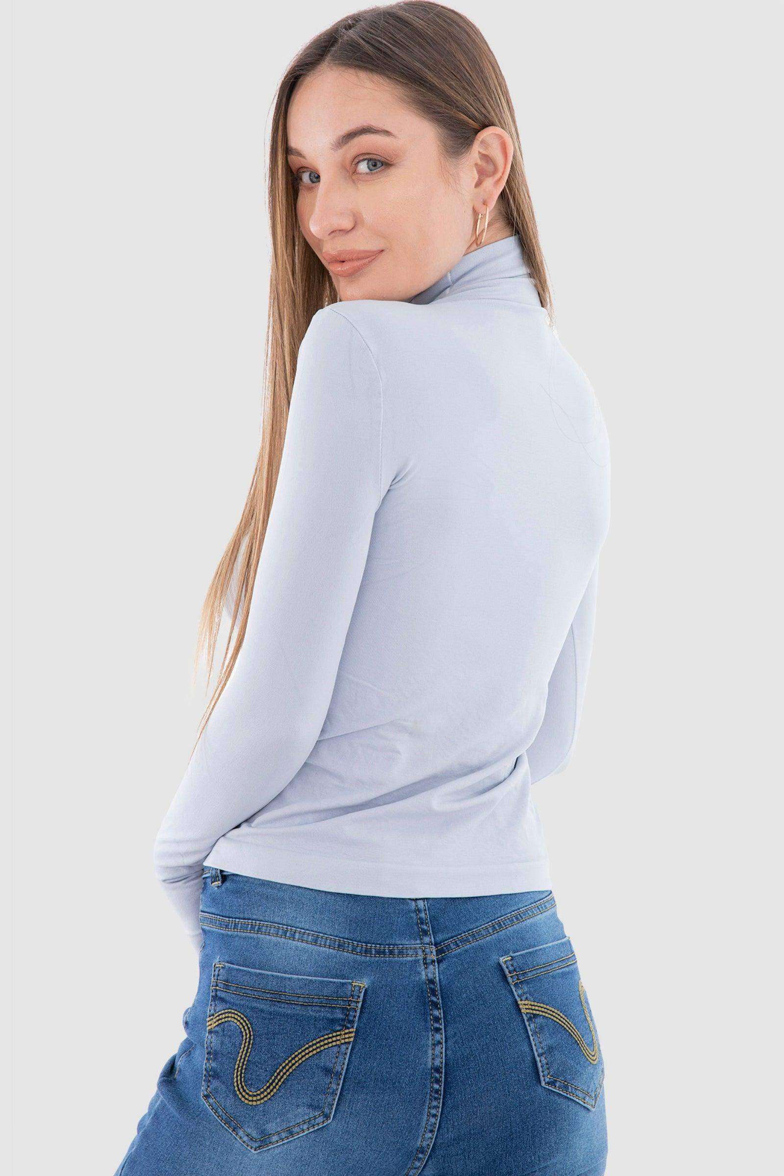 Microfiber Long Sleeves Top - Carina - ÙƒØ§Ø±ÙŠÙ†Ø§
