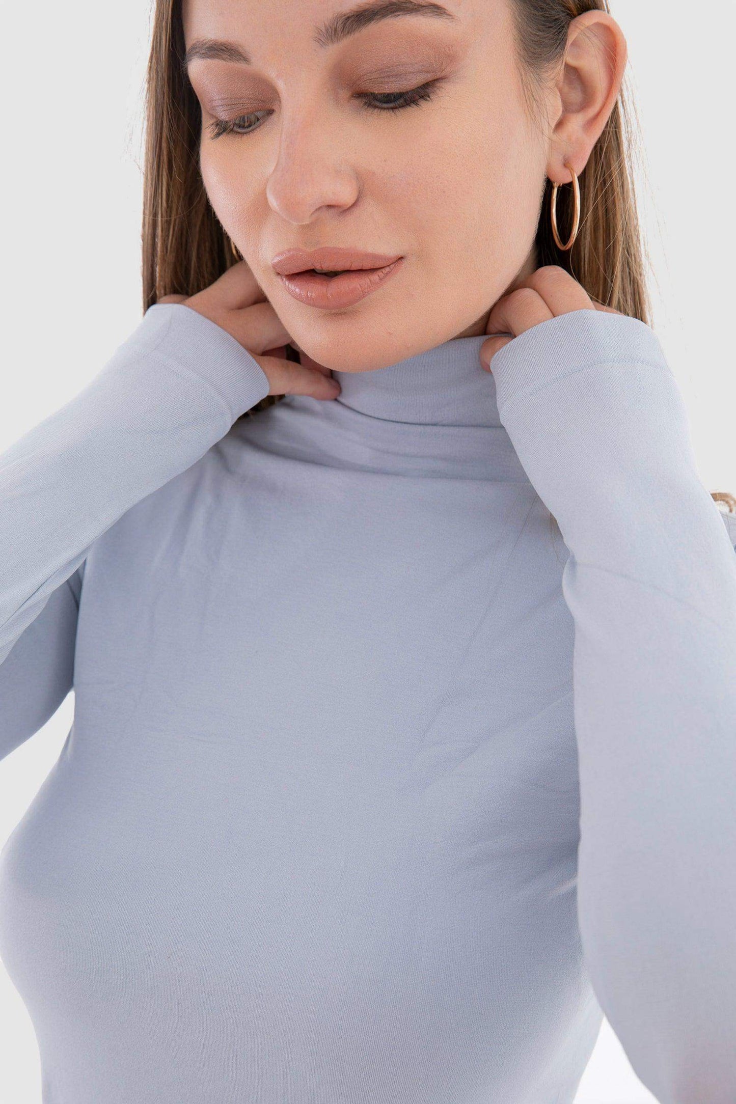 Microfiber Long Sleeves Top - Carina - ÙƒØ§Ø±ÙŠÙ†Ø§