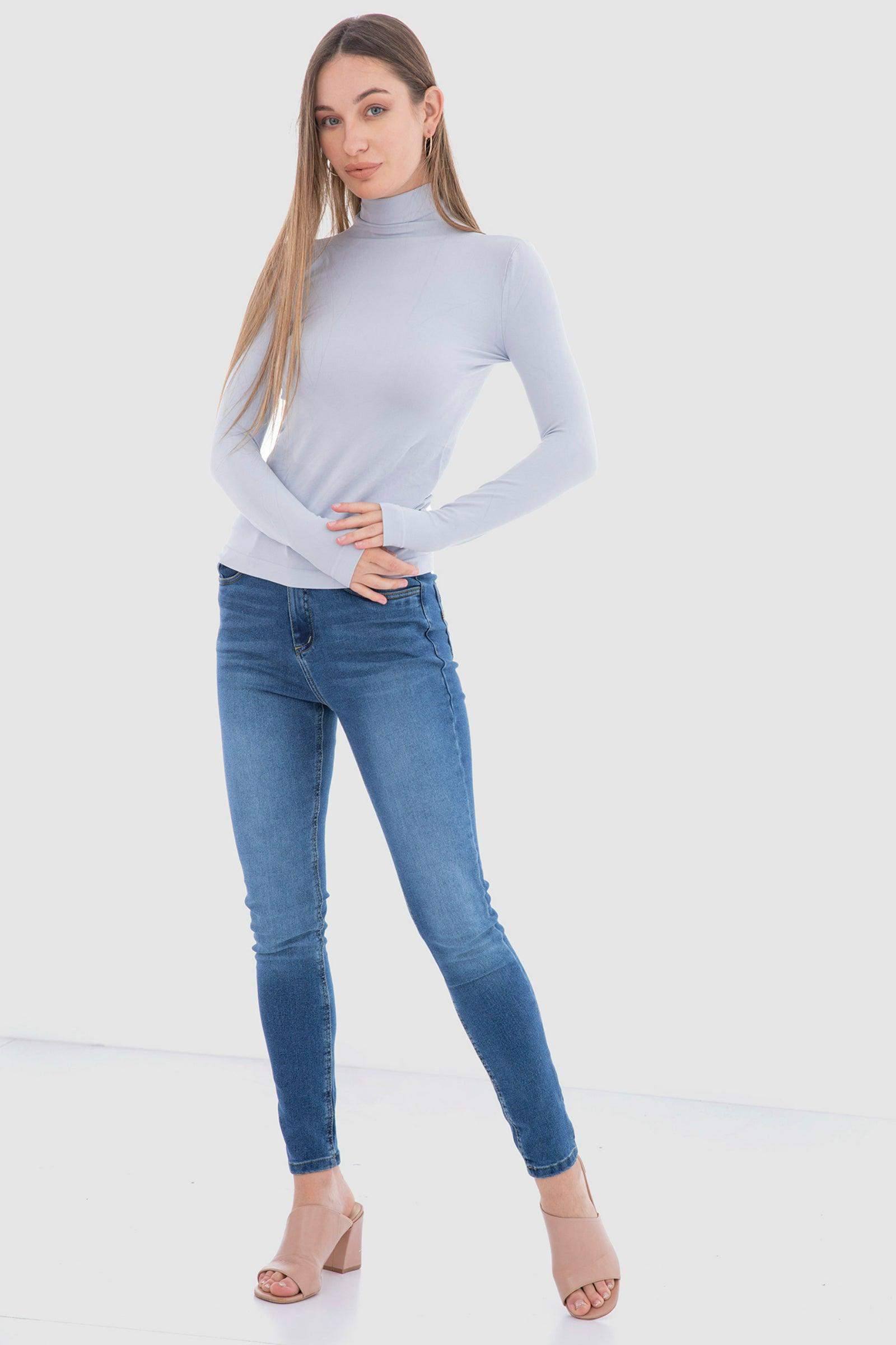 Microfiber Long Sleeves Top - Carina - ÙƒØ§Ø±ÙŠÙ†Ø§