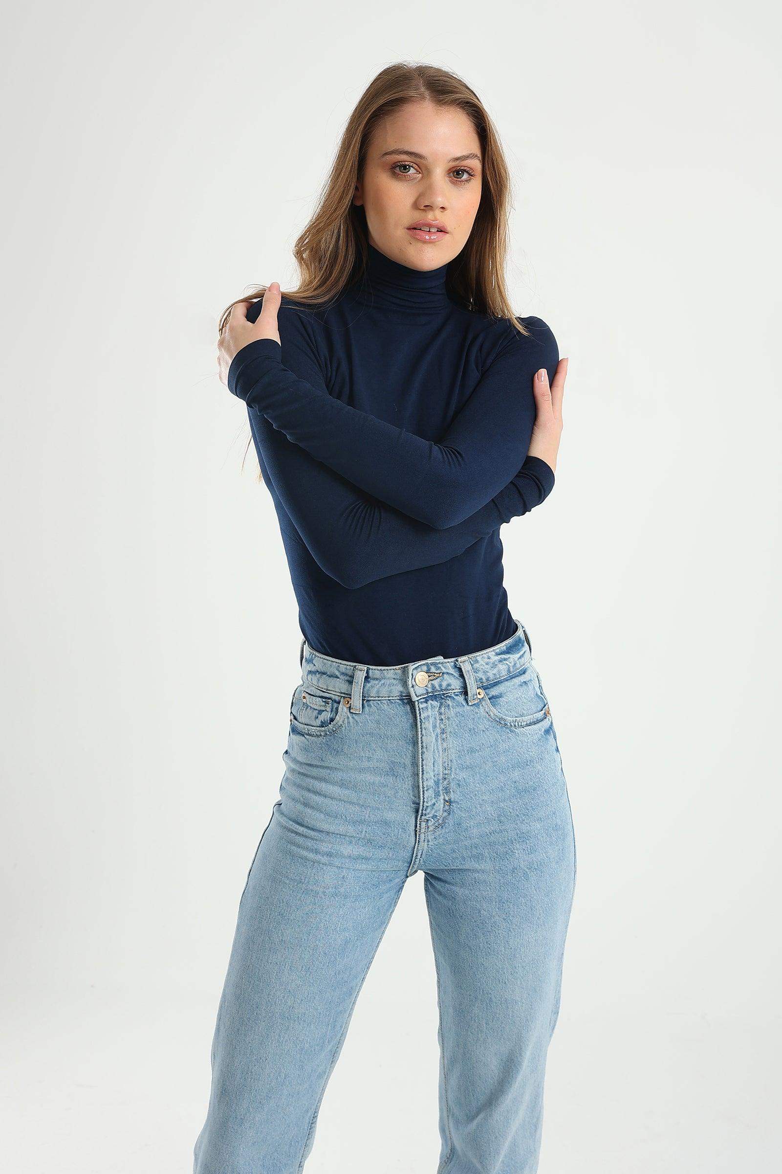 Microfiber Long Sleeves Top - Carina - ÙƒØ§Ø±ÙŠÙ†Ø§