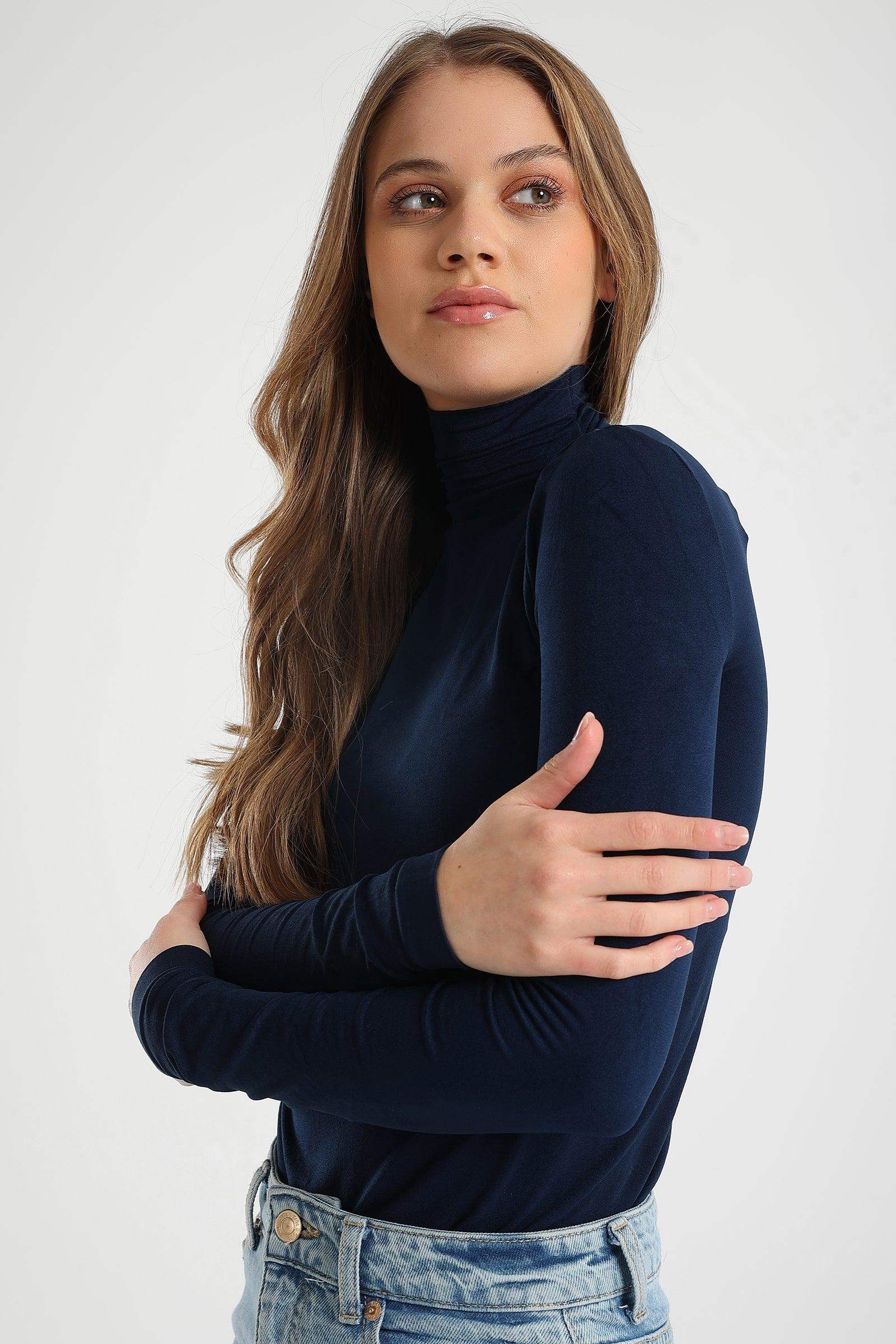 Microfiber Long Sleeves Top - Carina - ÙƒØ§Ø±ÙŠÙ†Ø§