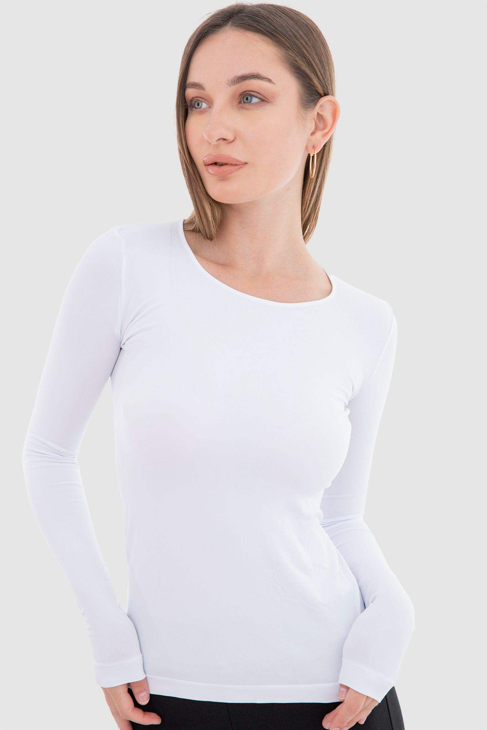 Microfiber Long Sleeves Top - Carina - ÙƒØ§Ø±ÙŠÙ†Ø§