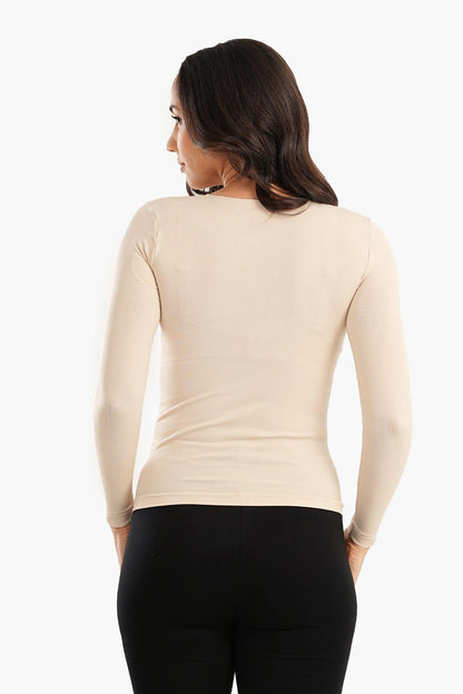 Microfiber Long Sleeves Top - Carina - ÙƒØ§Ø±ÙŠÙ†Ø§