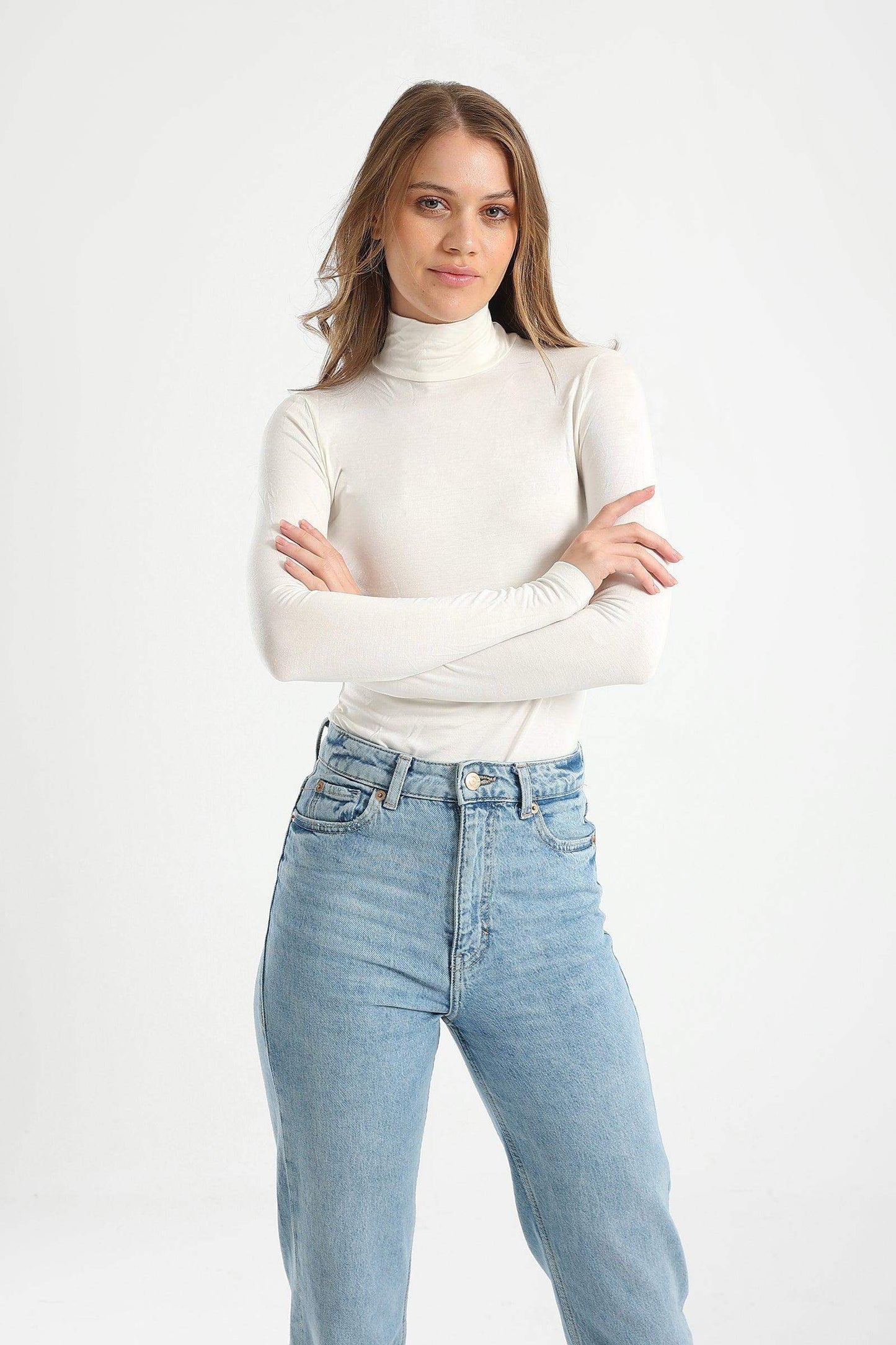 Microfiber Long Sleeves Top - Carina - ÙƒØ§Ø±ÙŠÙ†Ø§