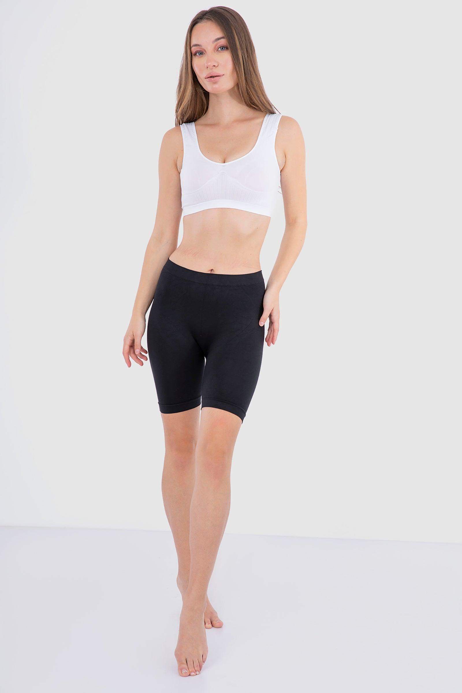 Microfiber Mid Thigh Shorts - Carina - ÙƒØ§Ø±ÙŠÙ†Ø§