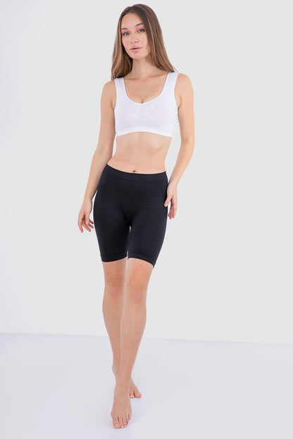 Microfiber Mid Thigh Shorts - Carina - ÙƒØ§Ø±ÙŠÙ†Ø§