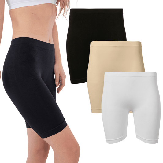 Microfiber Mid-Thigh Shorts (Pack of 3) - Carina - ÙƒØ§Ø±ÙŠÙ†Ø§