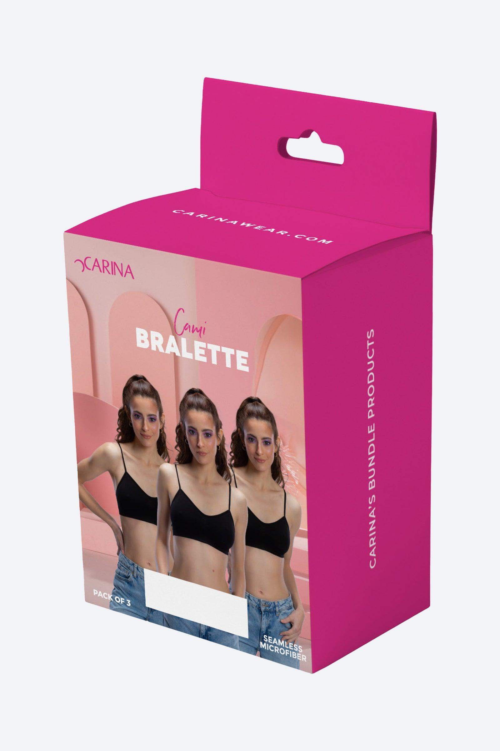 Microfiber Seamless Bralette (Pack of 3) - Carina - ÙƒØ§Ø±ÙŠÙ†Ø§