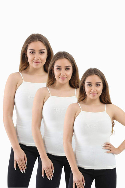 Microfiber Seamless Cami Top (Pack of 3) - Carina - ÙƒØ§Ø±ÙŠÙ†Ø§