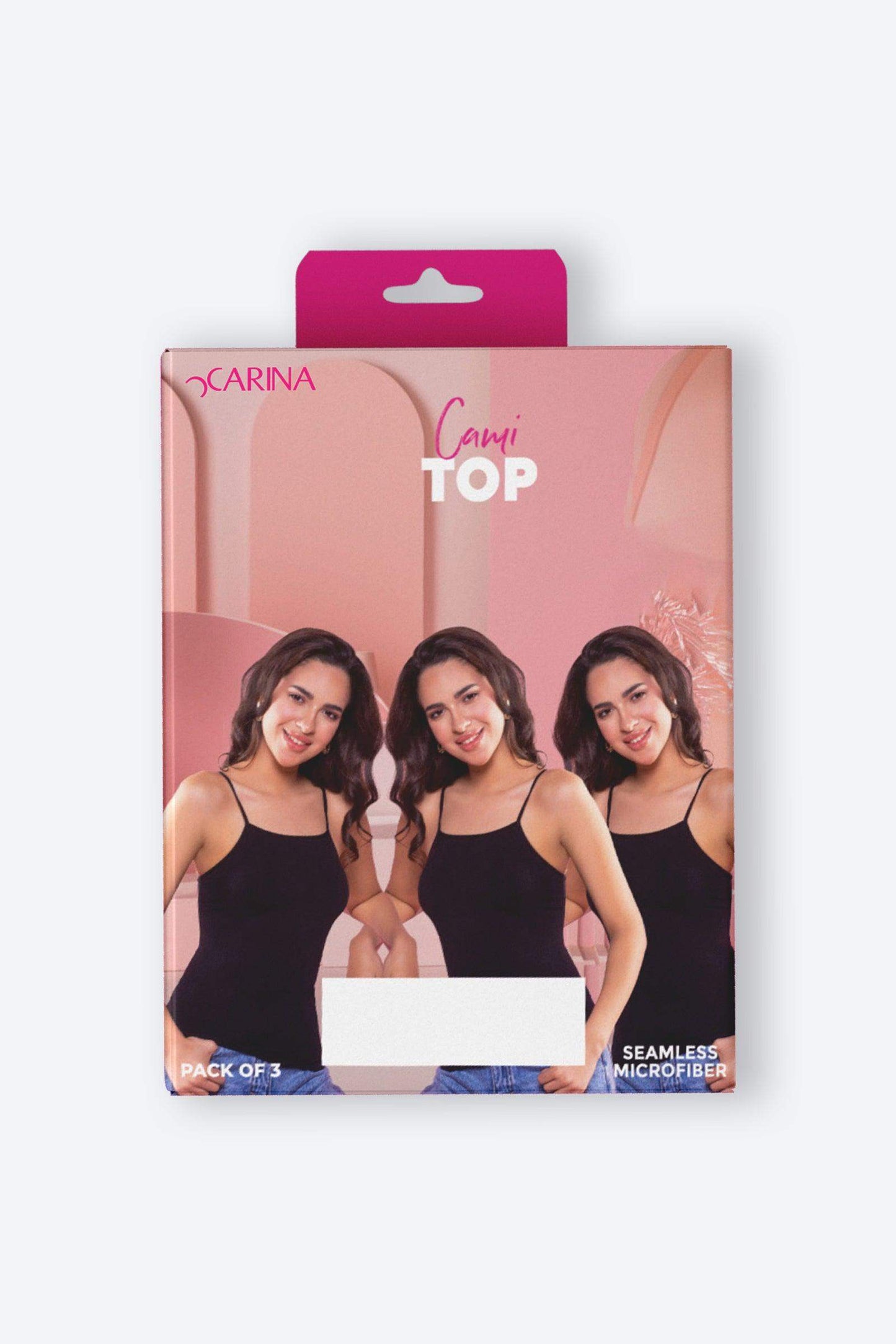Microfiber Seamless Cami Top (Pack of 3) - Carina - ÙƒØ§Ø±ÙŠÙ†Ø§
