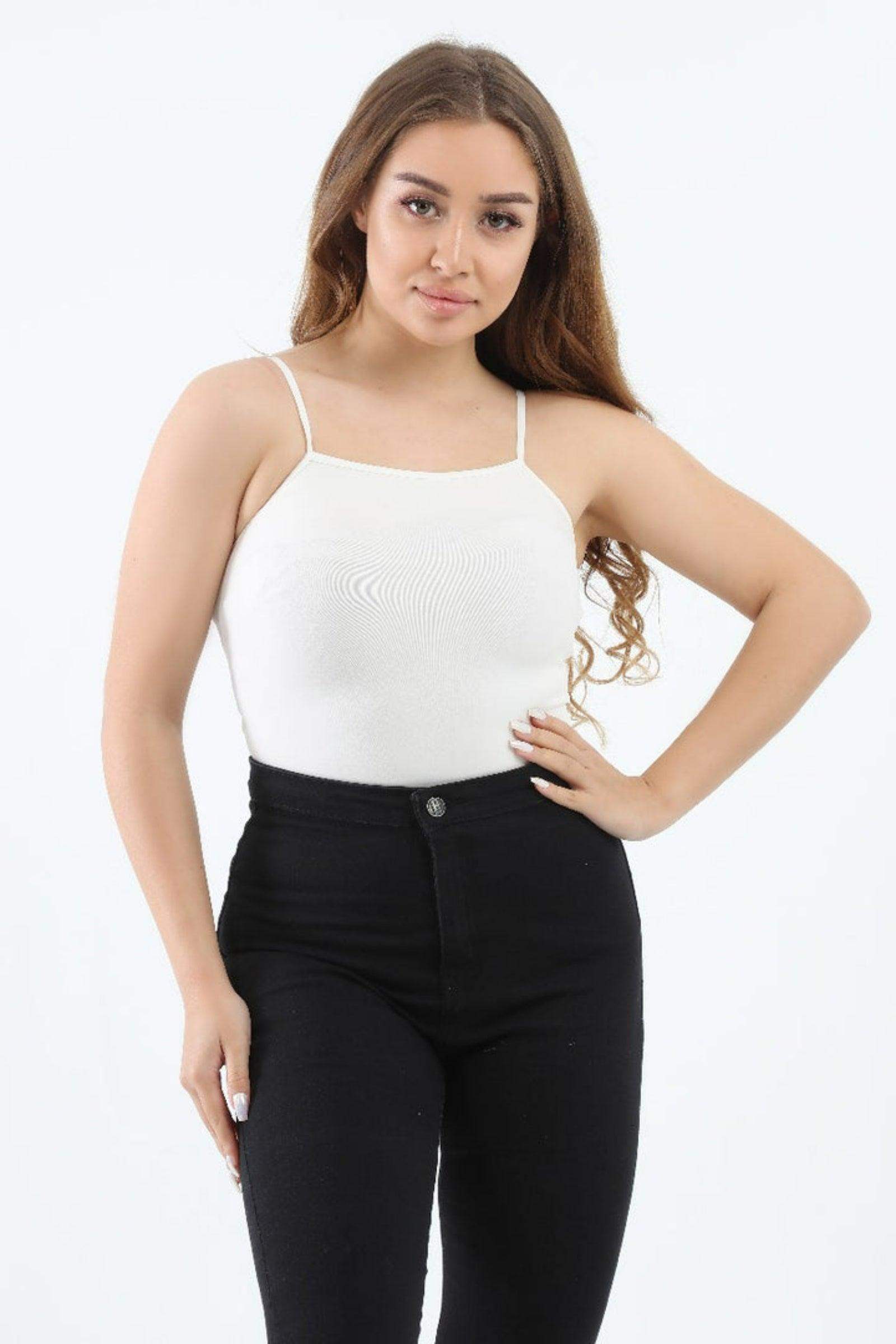 Microfiber Slip On Tank Top - Carina - ÙƒØ§Ø±ÙŠÙ†Ø§