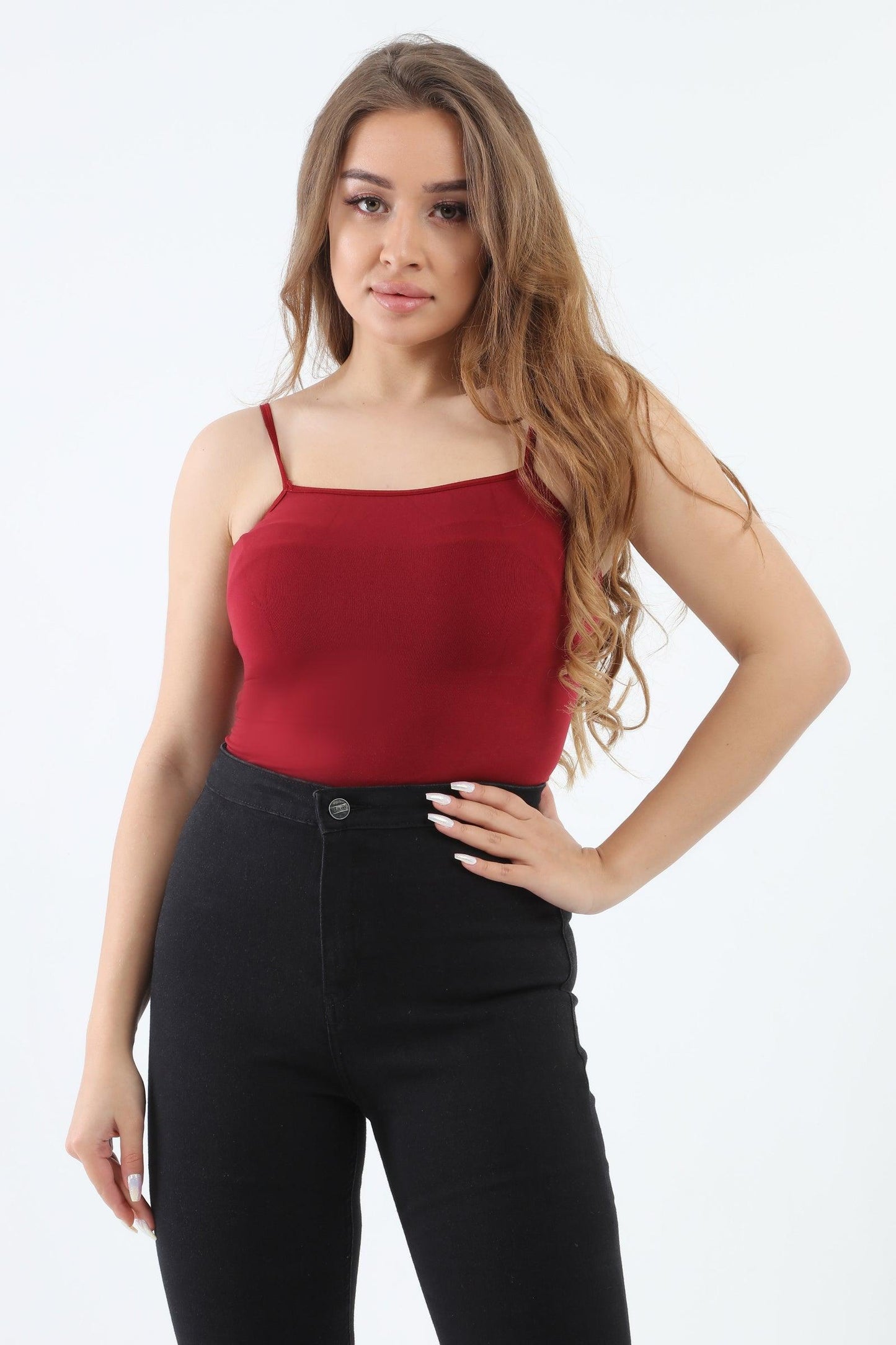 Microfiber Slip On Tank Top - Carina - ÙƒØ§Ø±ÙŠÙ†Ø§