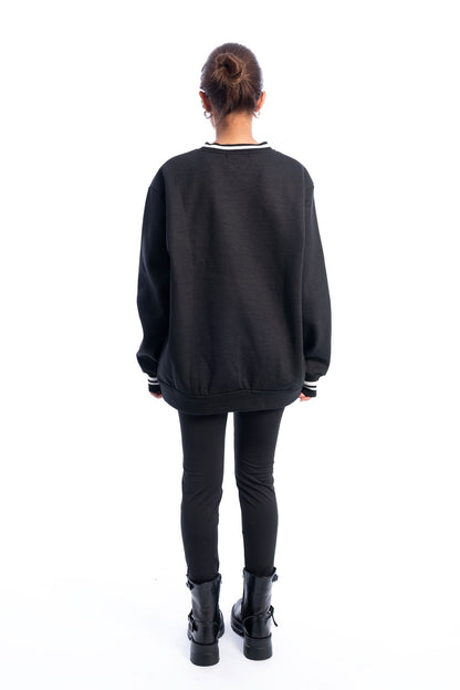 V Neck sweater Striped