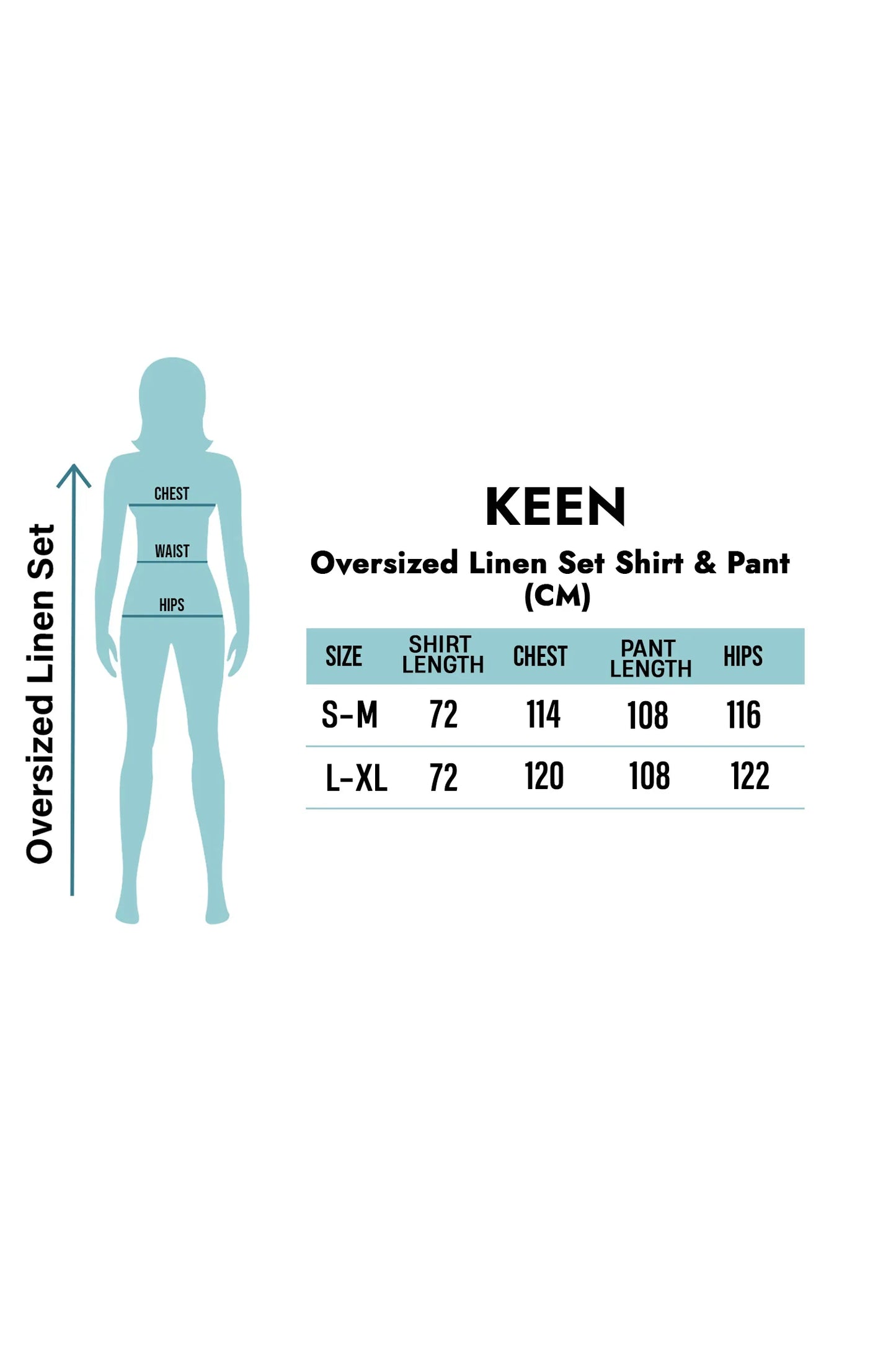 Linen Oversized Set Shirt & Pant