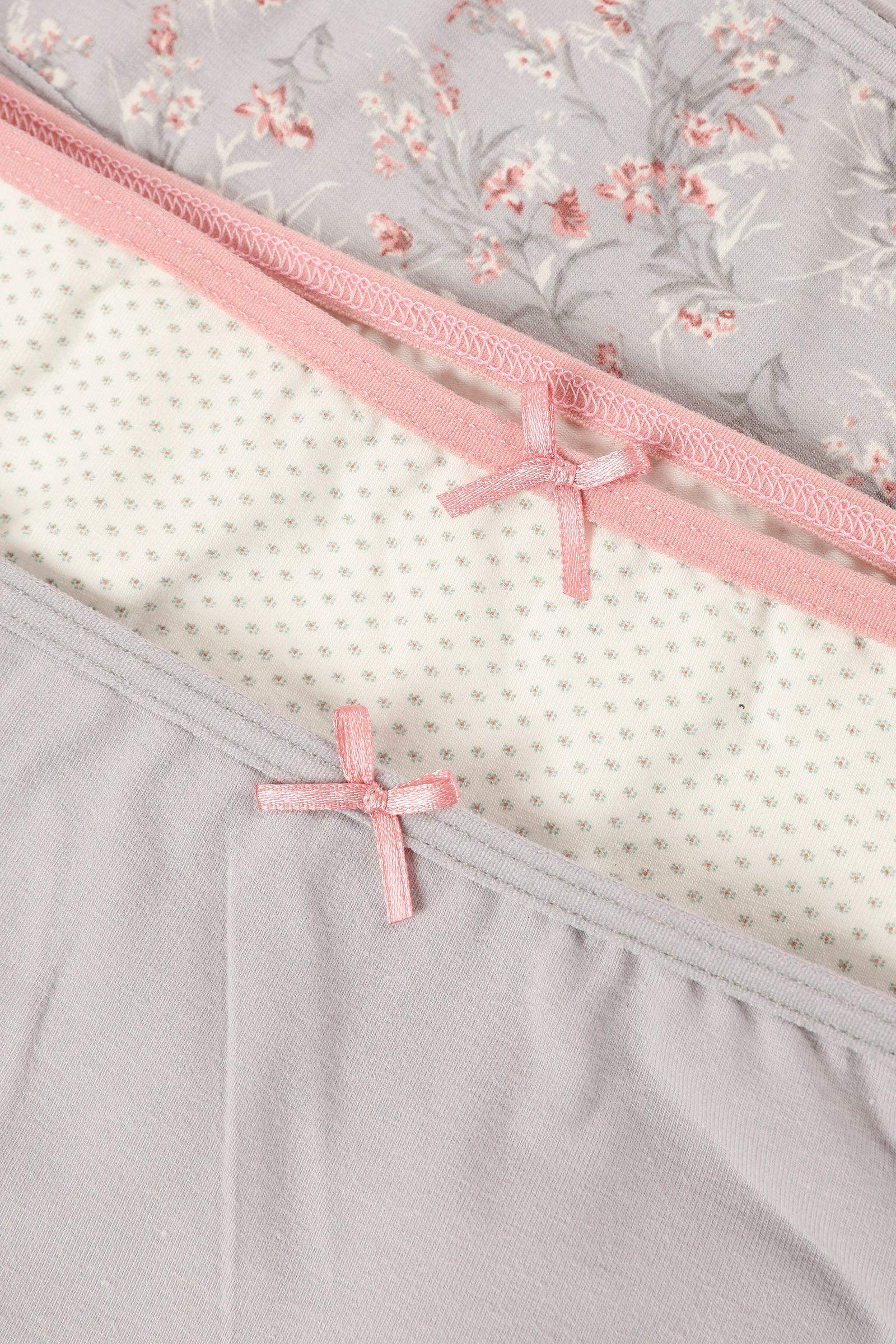 Pack of 3 Colored Brief Panties - Carina - ÙƒØ§Ø±ÙŠÙ†Ø§