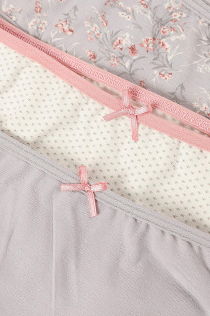 Pack of 3 Colored Brief Panties - Carina - ÙƒØ§Ø±ÙŠÙ†Ø§