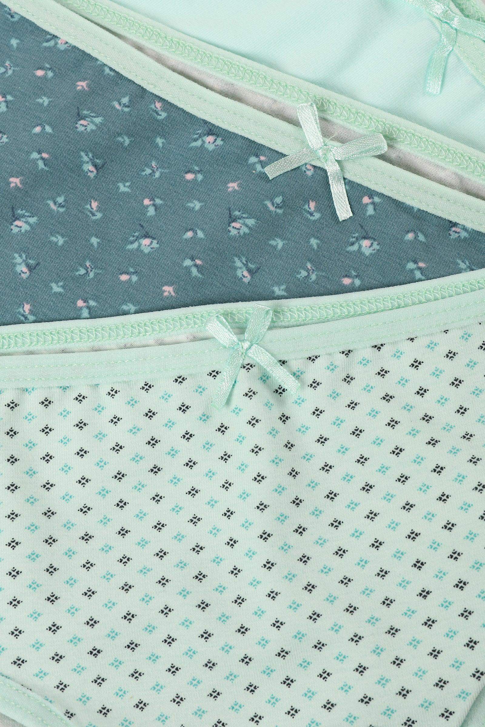 Pack of 3 Colored Brief Panties - Carina - ÙƒØ§Ø±ÙŠÙ†Ø§