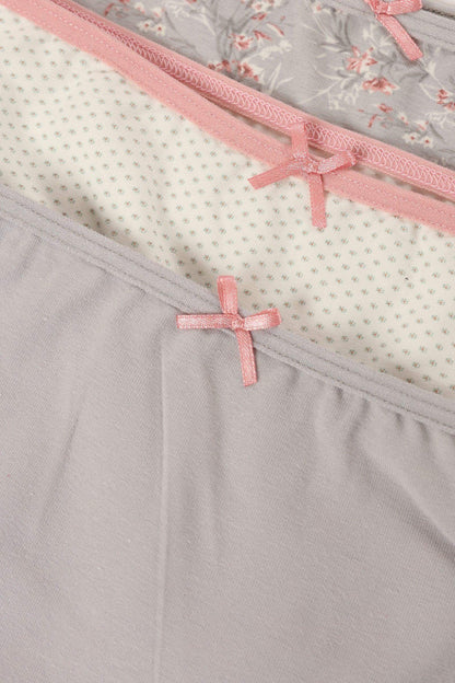 Pack of 3 Colored Brief Panties - Carina - ÙƒØ§Ø±ÙŠÙ†Ø§