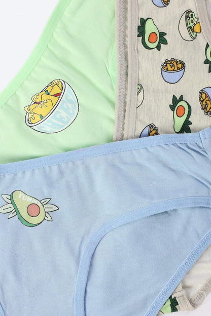 Pack of 3 Cotton Bikini Panties - Carina - ÙƒØ§Ø±ÙŠÙ†Ø§