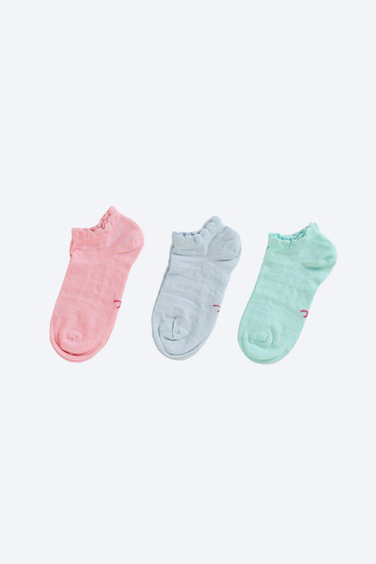 Pack of 3 Cotton Socks - Carina - ÙƒØ§Ø±ÙŠÙ†Ø§