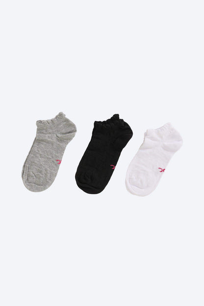 Pack of 3 Cotton Socks - Carina - ÙƒØ§Ø±ÙŠÙ†Ø§