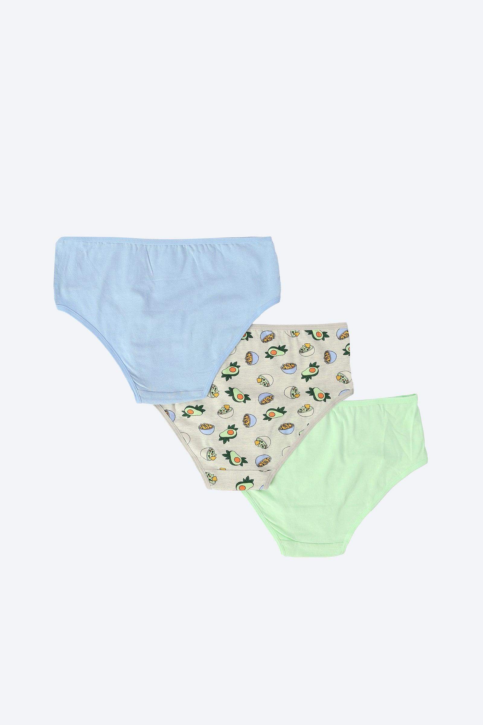 Pack of 3 Printed Brief Panties - Carina - ÙƒØ§Ø±ÙŠÙ†Ø§