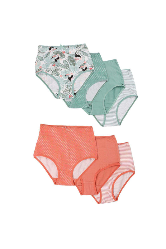 Pack of 7 Colored Full Brief - Carina - ÙƒØ§Ø±ÙŠÙ†Ø§