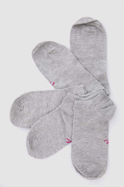 Plain Ankle Socks - 5 Pairs - Carina - ÙƒØ§Ø±ÙŠÙ†Ø§