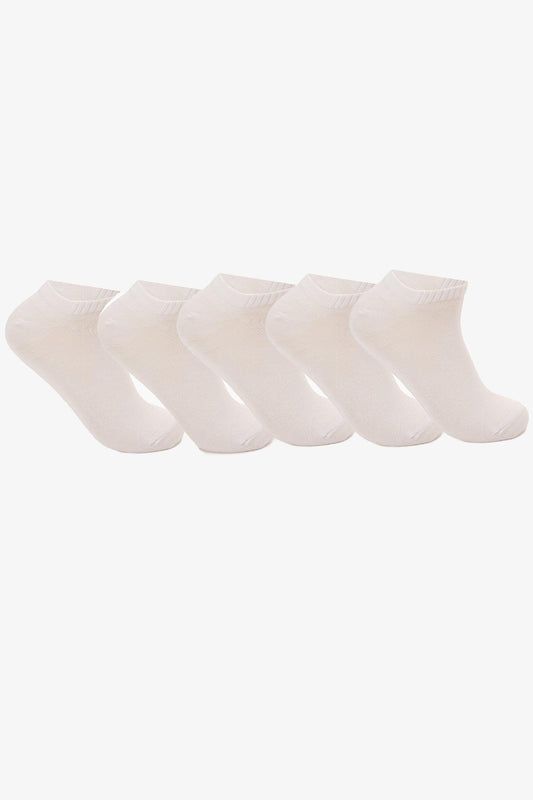 Plain Ankle Socks - 5 Pairs - Carina - ÙƒØ§Ø±ÙŠÙ†Ø§