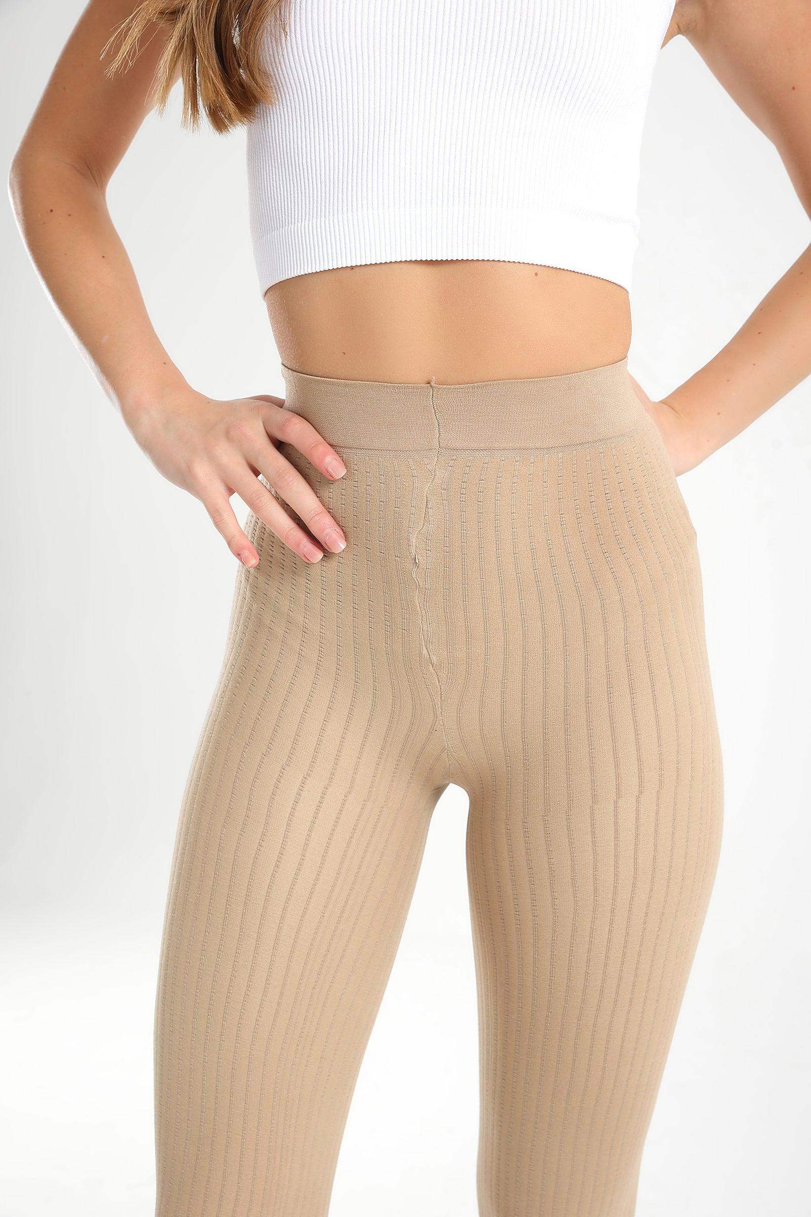 Ribbed High Rise Leggings - Carina - ÙƒØ§Ø±ÙŠÙ†Ø§